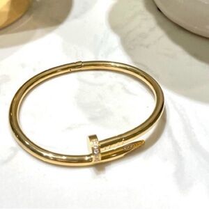 Fab Nail Bracelet with Rhinestones